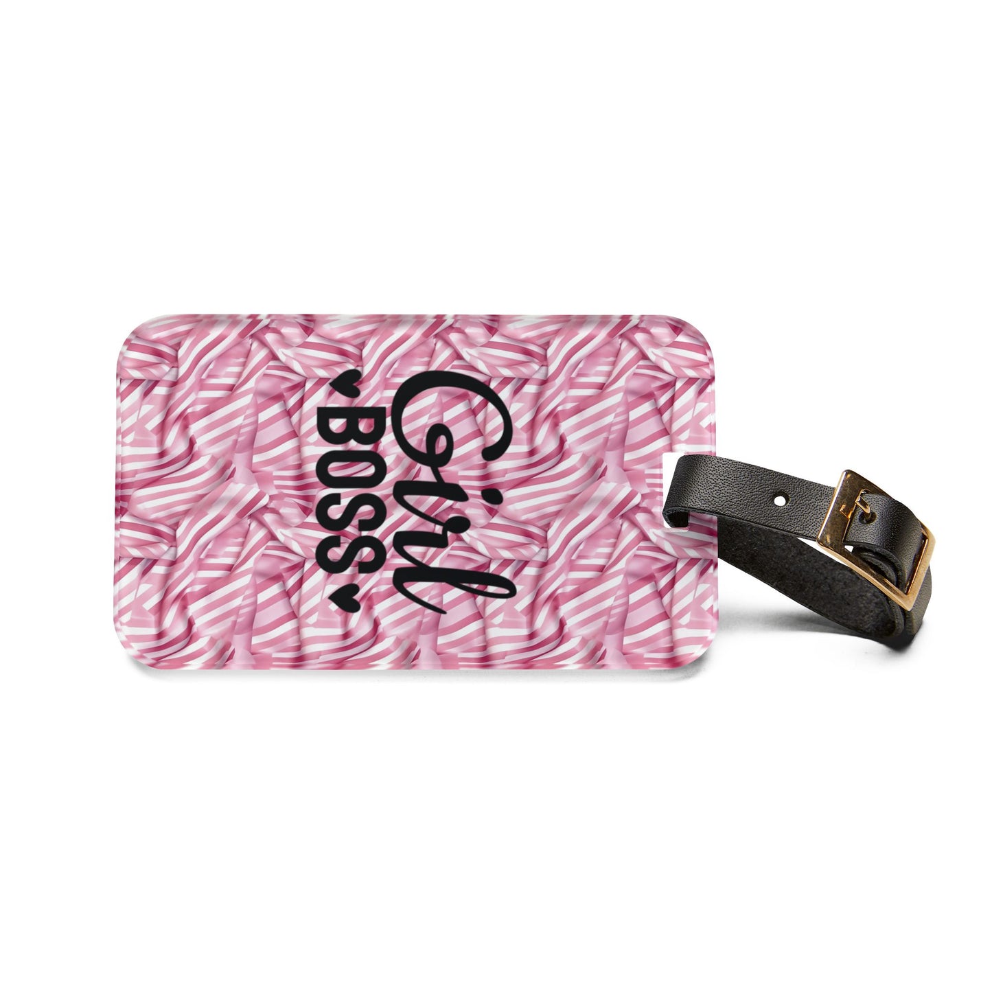 Pink Zebra - Luggage Tag