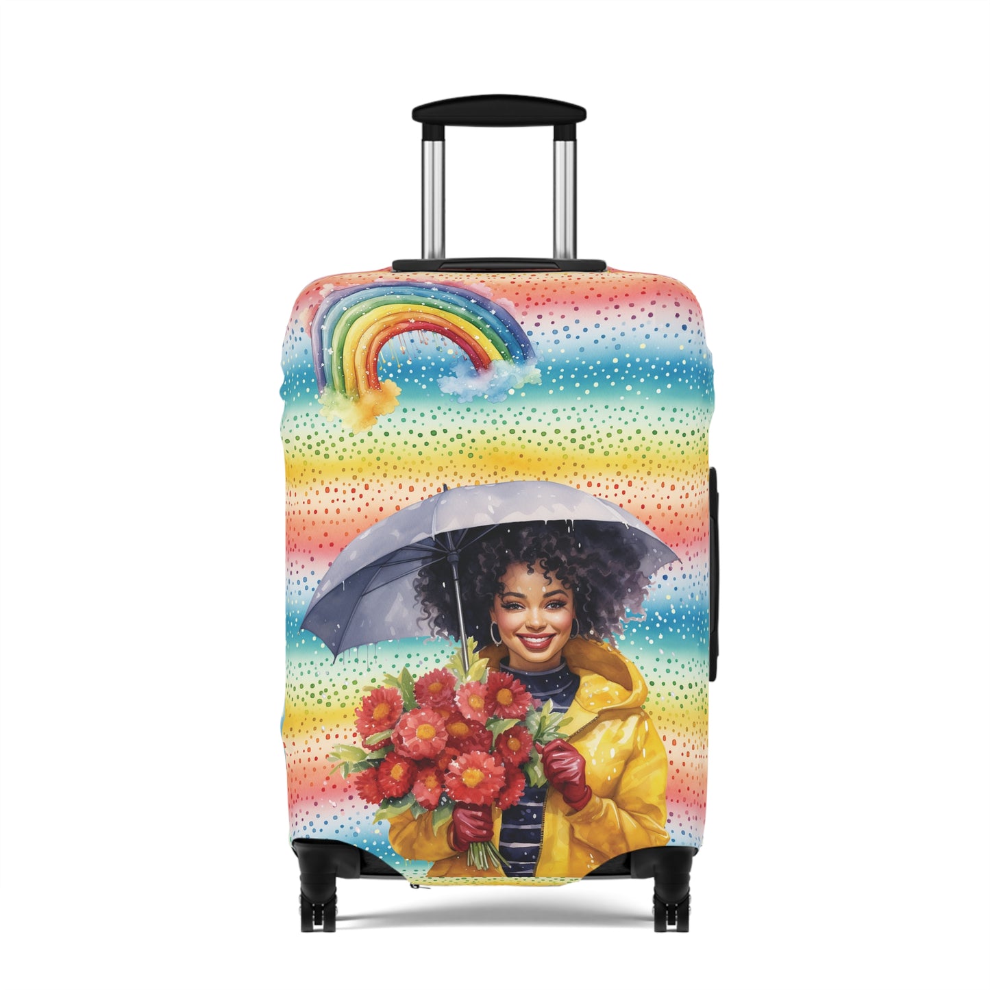 Ombre Dots - Luggage Cover