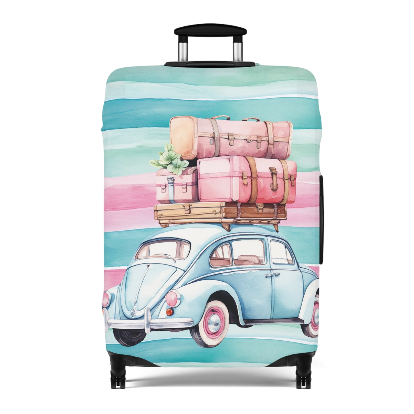 Blue Car - Luggage Cover